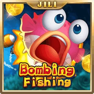 Fishing arcade game logo